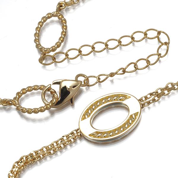 SJX アンクレット ダイヤ ダイヤモンド 0.04ct オーバル K18YG BLJ/GENJ