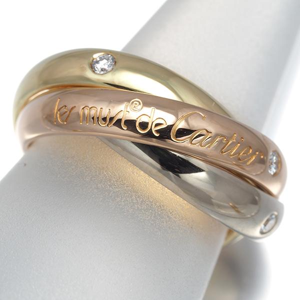 Cartier（カルティエ） トリニティ リング ダイヤ ダイヤモンド スリー 