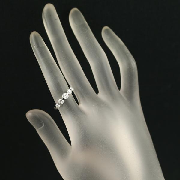 ダイヤ ダイヤモンド 1.04ct 5P リング Pt900 指輪 GENJ : グリーバー 
