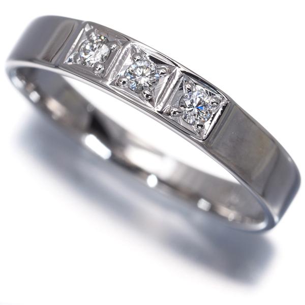 MIKIMOTO（ミキモト） リング ダイヤ ダイヤモンド 0.06ct 3P 8.5号 