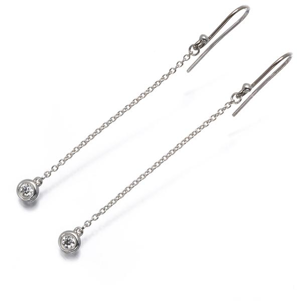専用　ティファニー ピアス ダイヤ 0.05ct/0.05ct程 バイザヤード TIFFANY&Co.（ティファニー） ピアス ダイヤ ダイヤモンド 0.05ct程