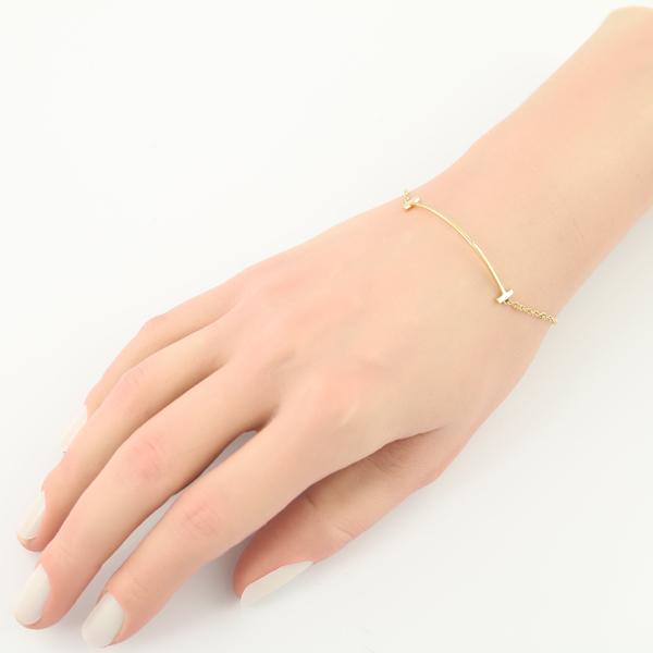 TIFFANY&Co.（ティファニー） ブレスレット Tスマイル スモール K18YG 