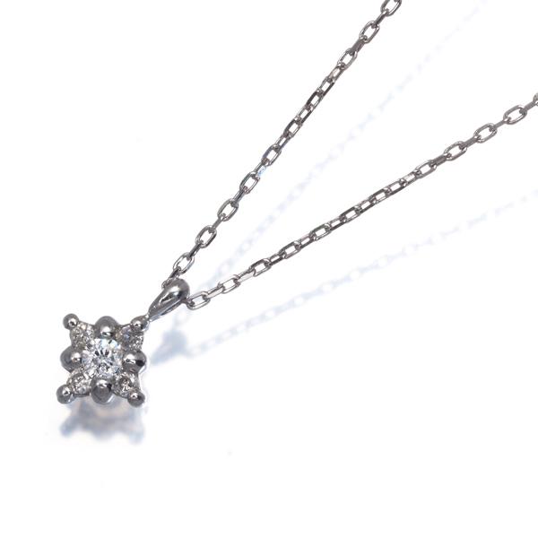 ヴァンドーム ネックレス ダイヤ ダイヤモンド 0.05ct Pt900/Pt850 BLJ 
