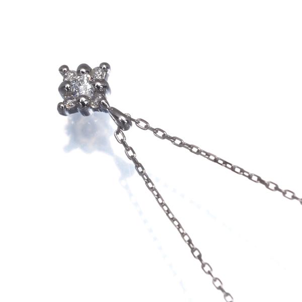 ヴァンドーム ネックレス ダイヤ ダイヤモンド 0.05ct Pt900/Pt850 BLJ 