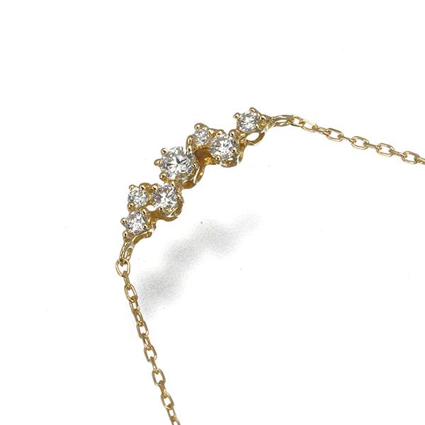 AHKAH（アーカー） ネックレス ダイヤ ダイヤモンド 0.11ct BBライン