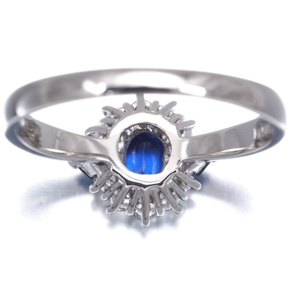 サファイア 0.54ct/0.11ct ダイヤ ダイヤモンド 0.20ct リング Pt900 