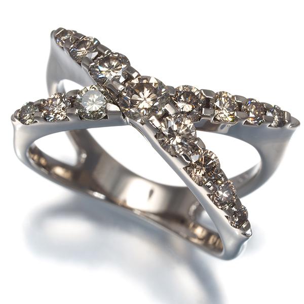 K18 ダイヤモンド シンプルリング　11.5号 カシケイ リング ダイヤ ダイヤモンド 1.00ct ネイキッド 11.5号 K18BG