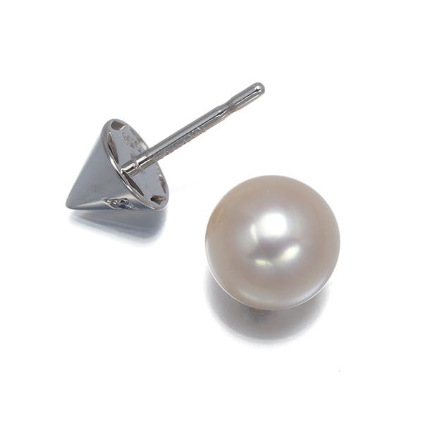TASAKI（タサキ） ピアス パール 真珠 7.5mm ダイヤ ダイヤモンド 0.02