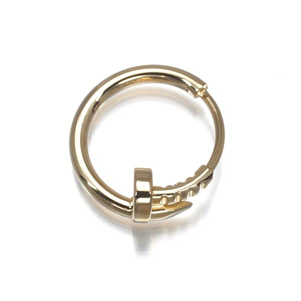 Cartier（カルティエ） ピアス ジュストアンクル 片耳 フープ K18YG