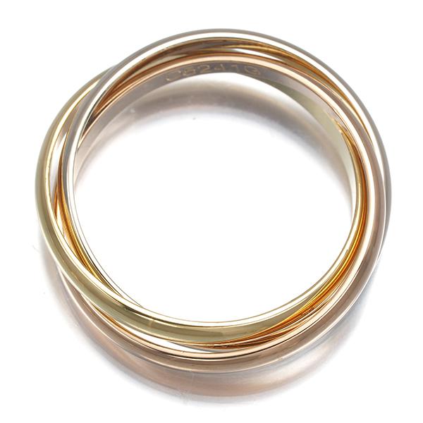 Cartier（カルティエ） トリニティ リング スリーカラー XS 49号 K18YG 