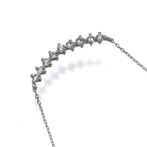 ダイヤ ダイヤモンド 0.15ct 9P ネックレス Pt900/Pt850 GENJ_1