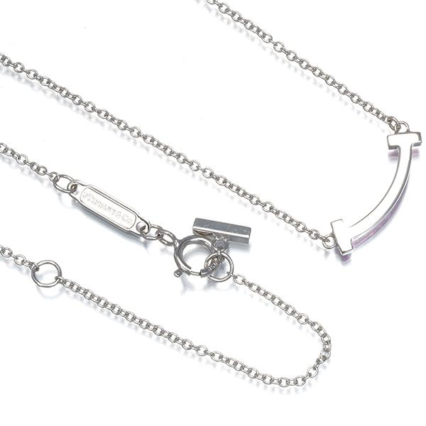 TIFFANY&Co.（ティファニー） ネックレス ピンクサファイア Tスマイル