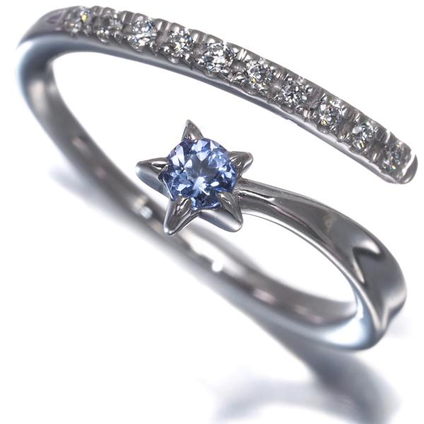 STARJEWELRY スタージュエリー ピンキーリング ５号 クリスマス限定品 STAR JEWELRY（スタージュエリー） リング タンザナイト ダイヤ