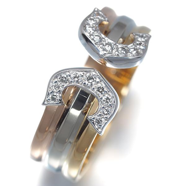Cartier（カルティエ） リング ダイヤ ダイヤモンド 2C ドゥーブルC C2
