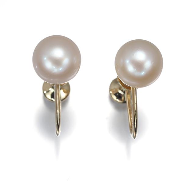 MIKIMOTO（ミキモト） イヤリング パール 真珠 8.0mm 一粒 K14YG BLJ 