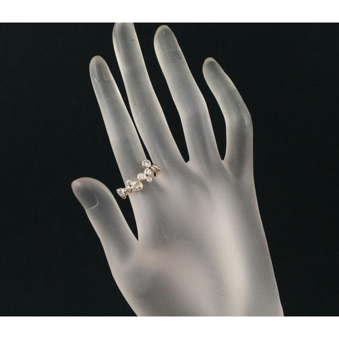 カシケイ リング ダイヤ ダイヤモンド 1.00ct ベゼル 11号 K18BG 指輪 
