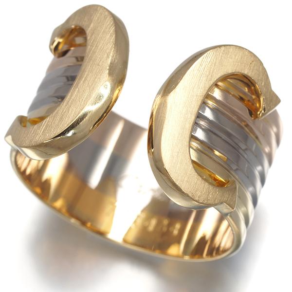 Cartier（カルティエ） リング 2C ドゥーブルC C2 スリーカラー LM 52