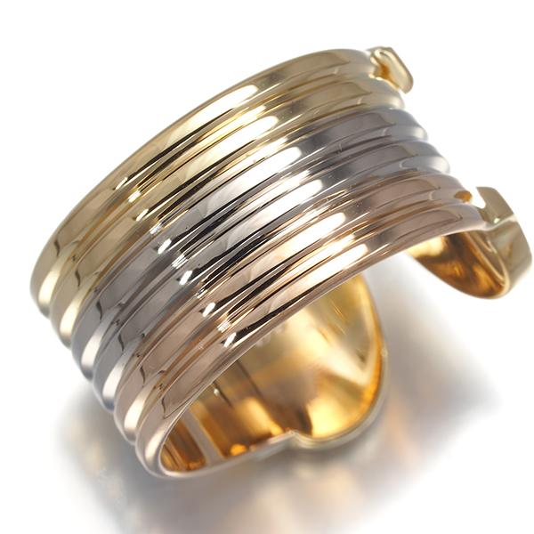 Cartier（カルティエ） リング 2C ドゥーブルC C2 スリーカラー LM 52