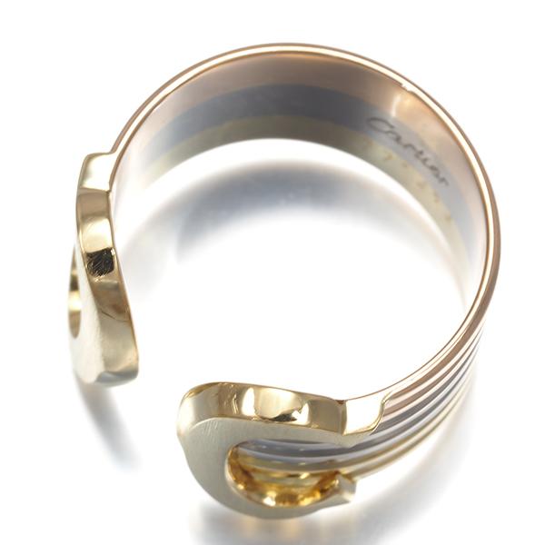 Cartier カルティエ　2C ドゥーブルC C2 スリーカラー　52号 Cartier（カルティエ） リング 2C ドゥーブルC C2 スリーカラー LM 52