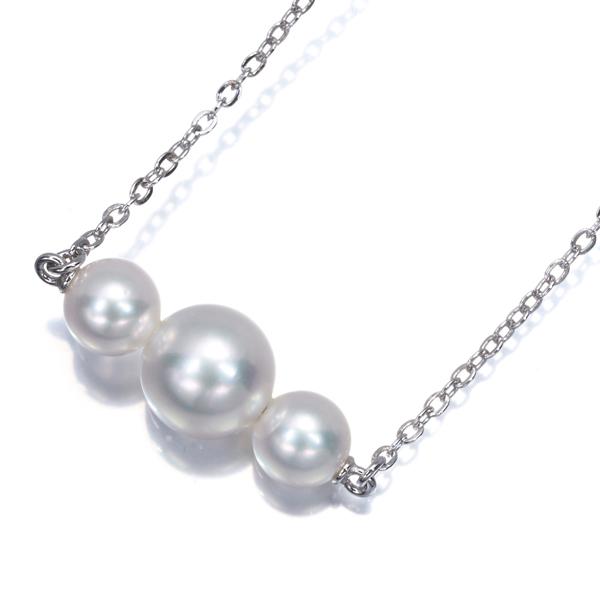 MIKIMOTO（ミキモト） ネックレス パール 真珠 5.7-7.9mm シルバー BLJ 