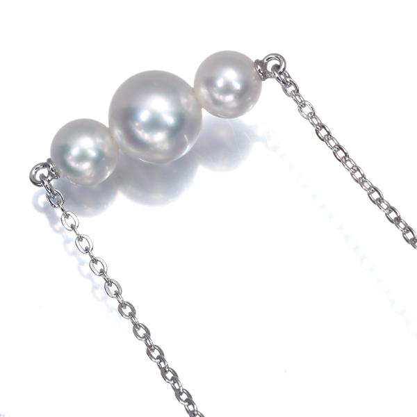 MIKIMOTO（ミキモト） ネックレス パール 真珠 5.7-7.9mm シルバー BLJ 