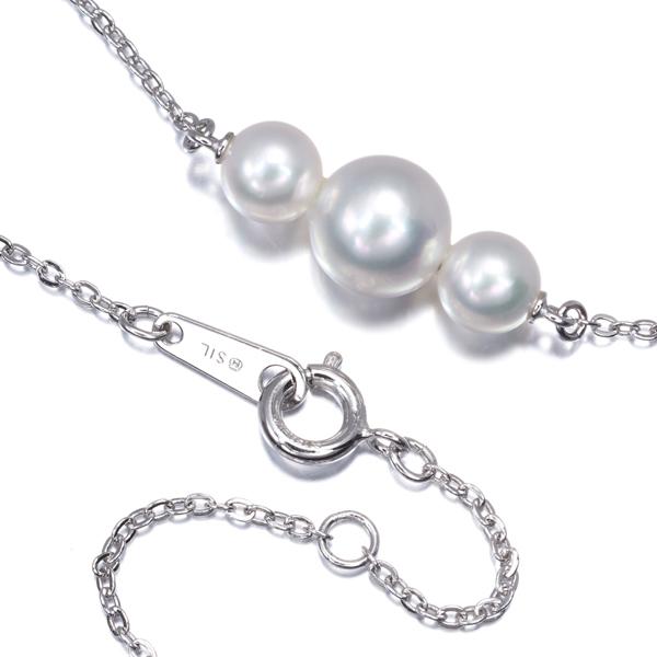 MIKIMOTO（ミキモト） ネックレス パール 真珠 5.7-7.9mm シルバー BLJ 