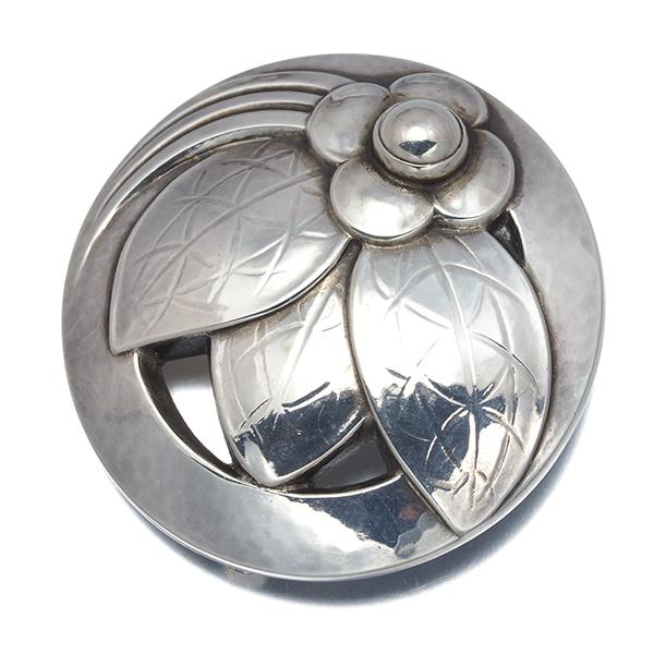 Georg Jensen（ジョージ ジェンセン） ブローチ 127 フラワー シルバー