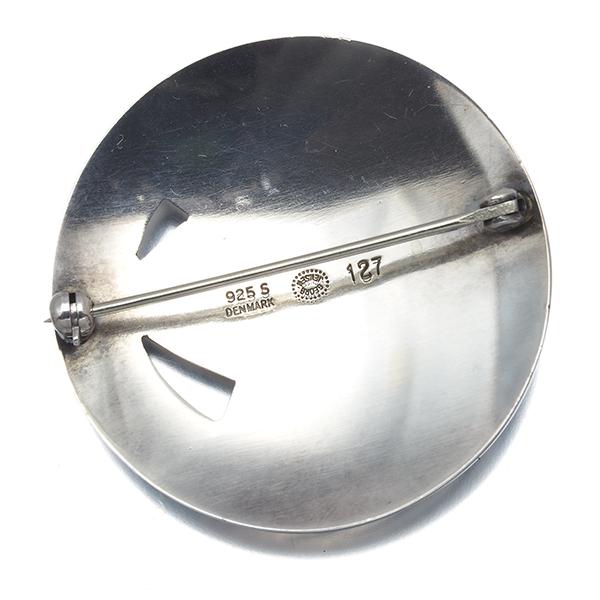 Georg Jensen（ジョージ ジェンセン） ブローチ 127 フラワー シルバー