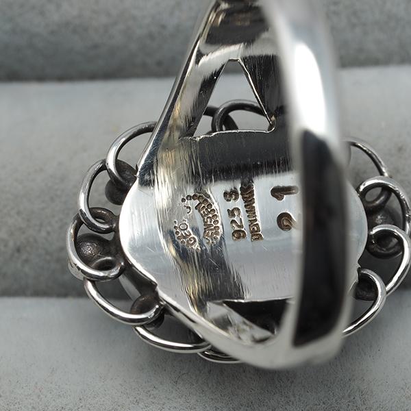 ジョージジェンセンリング/15号/シルバー Georg Jensen（ジョージ ジェンセン） リング ラピスラズリ 21 15号