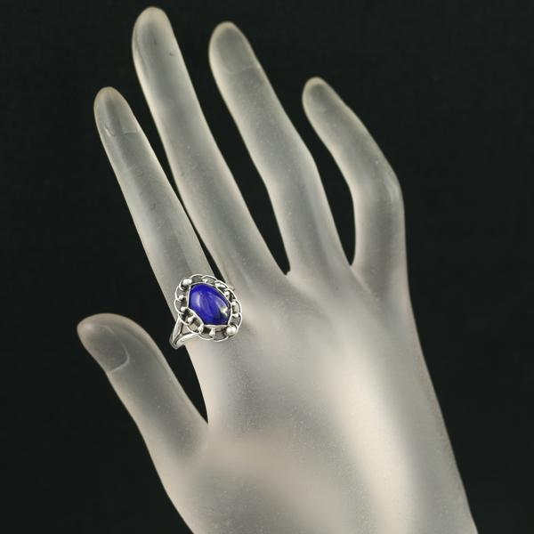 ジョージジェンセンリング/15号/シルバー Georg Jensen（ジョージ ジェンセン） リング ラピスラズリ 21 15号