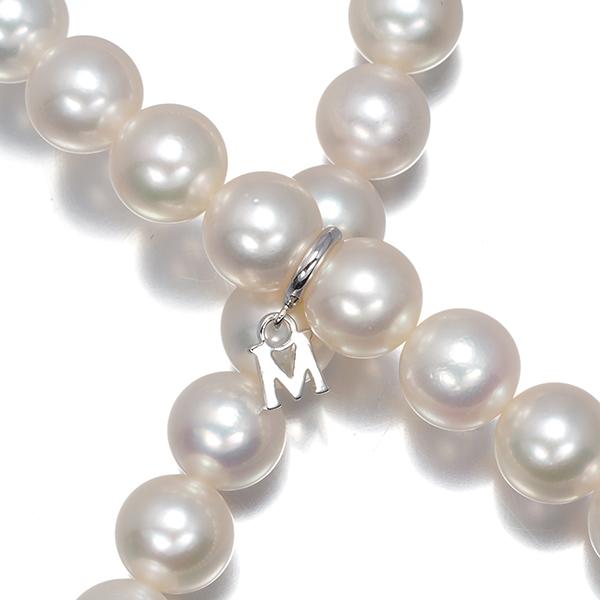 MIKIMOTO（ミキモト） ネックレス パール 真珠 8.0-8.4mm K18WG BLJ