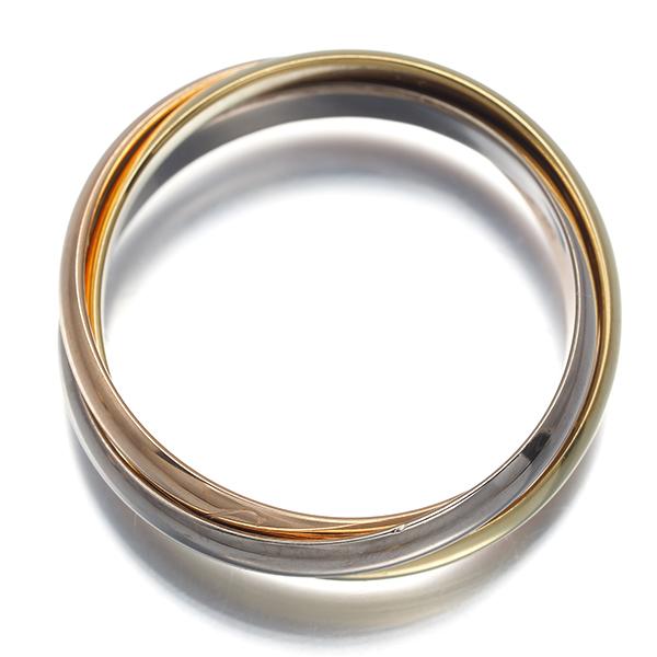 Cartier（カルティエ） トリニティ リング スリーカラー SM 58号 K18YG 