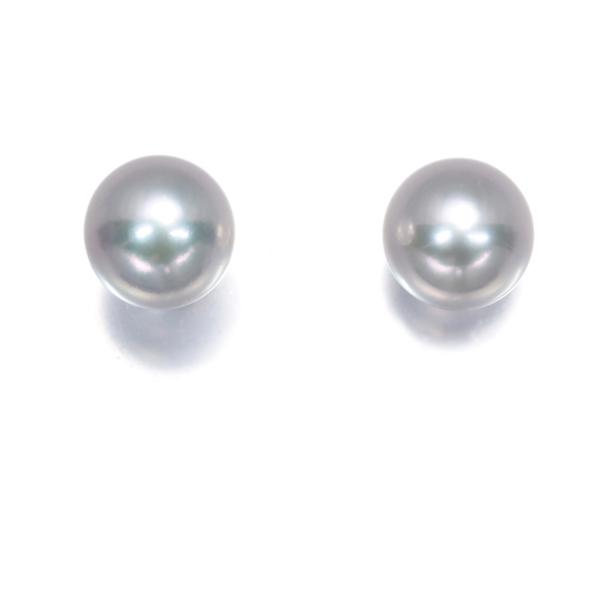 ミキモト ピアス パール 真珠 6.8mm 一粒 K18WG BLJ_5