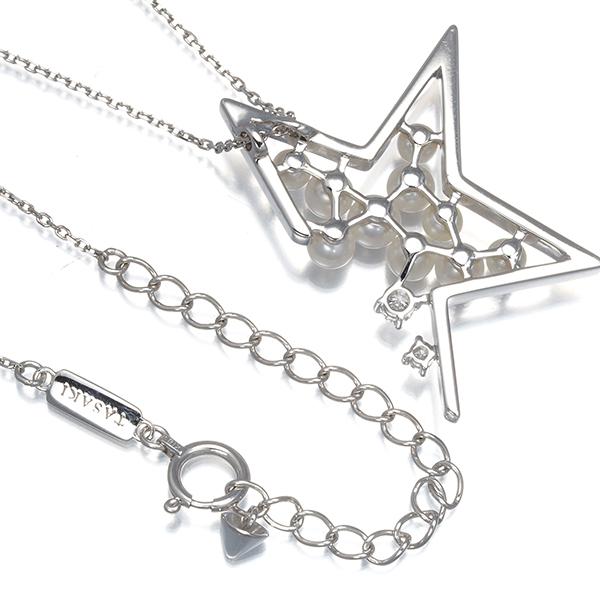 TASAKI（タサキ） ネックレス ベビー パール 真珠 3.0-4.0mm ダイヤ