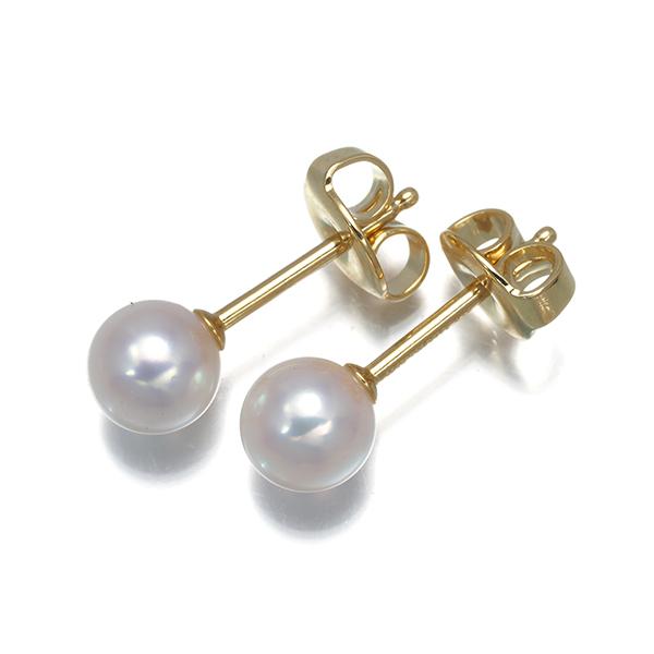 MIKIMOTO（ミキモト） ピアス パール 真珠 5.6mm 一粒 K18YG BLJ