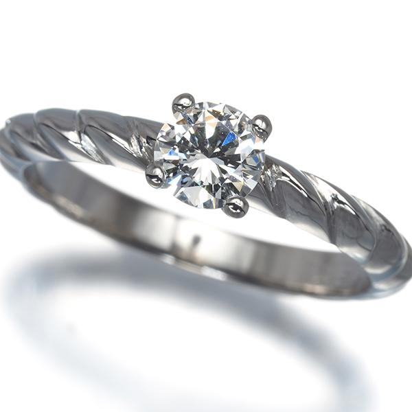 新品同様　ショーメ　Pt950 トルサード　リング　#54 新品仕上げ済み CHAUMET（ショーメ） リング ダイヤ ダイヤモンド トルサード