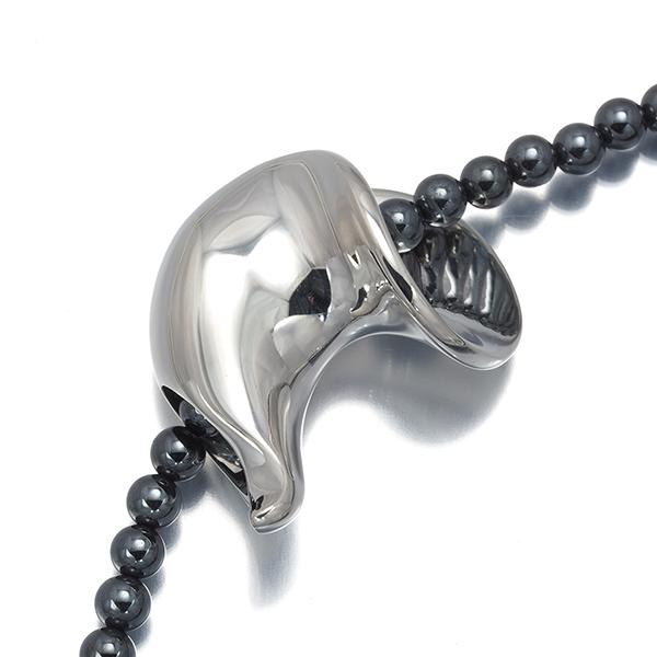 Georg Jensen（ジョージ ジェンセン） ネックレス ヘマタイト HaH 