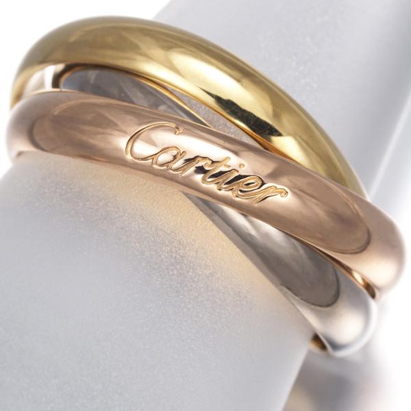 カルティエ トリニティ リング スリーカラー クラシック 56号 K18YG/WG/PG 指輪 BLJ | Cartier | 04