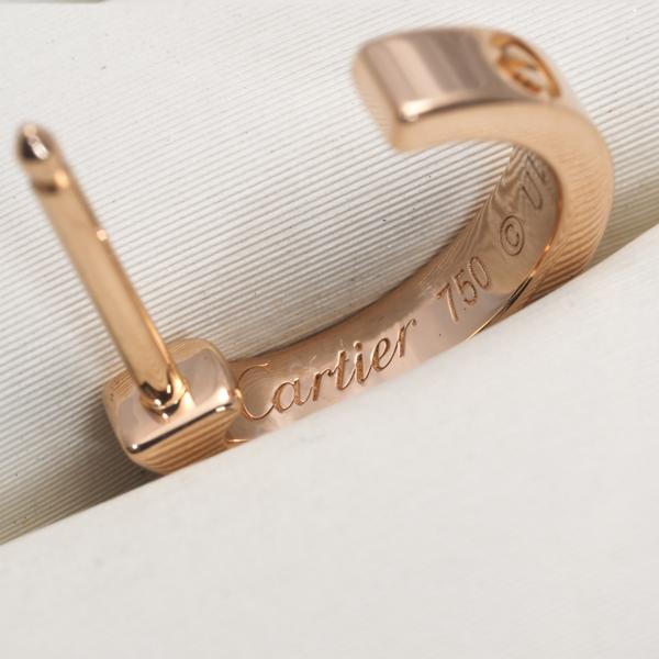 Cartier（カルティエ） ミニラブ ピアス SM 片耳 フープ 左耳用 K18PG
