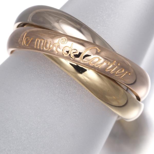 カルティエ トリニティ リング スリーカラー クラシック 52号 K18YG/WG/PG 指輪 BLJ | Cartier | 04