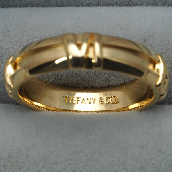 TIFFANY＆Co. ティファニー リング　アトラス　9.5号　A05 TIFFANY&Co.（ティファニー） リング アトラス 9.5号 K18YG 指輪 BLJ