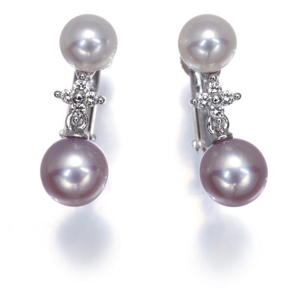 TASAKI（タサキ） イヤリング パール 真珠 5.3-6.2mm ダイヤ