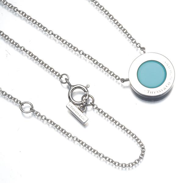 ティファニー ネックレス ターコイズ トルコ石 ダイヤ ダイヤモンド Tトゥー TWO K18WG BLJ | TIFFANY&Co. | 02