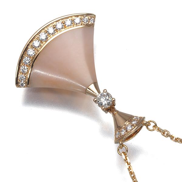 BVLGARI（ブルガリ） ネックレス ピンクオパール ダイヤ ダイヤモンド