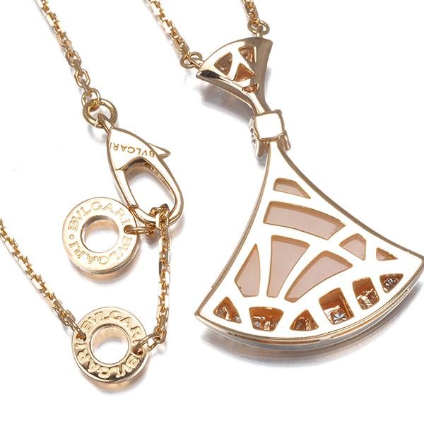 ディーヴァ ドリーム ネックレス　ブルガリ BVLGARI ダイヤネックレス BVLGARI（ブルガリ） ネックレス ピンクオパール ダイヤ ダイヤモンド