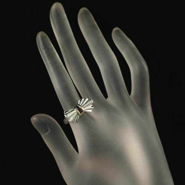 TIFFANY&Co.（ティファニー） リング サファイア リボン 14号 シルバー 