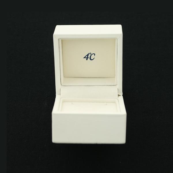 4℃ ピアス サファイア ダイヤ ダイヤモンド ティアドロップ 揺れる K10YG 箱BLJ/GENJ_5