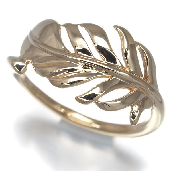 STAR JEWELRY（スタージュエリー） リング フェザー 9号 K10YG 指輪 