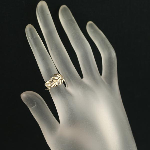 STAR JEWELRY（スタージュエリー） リング フェザー 9号 K10YG 指輪