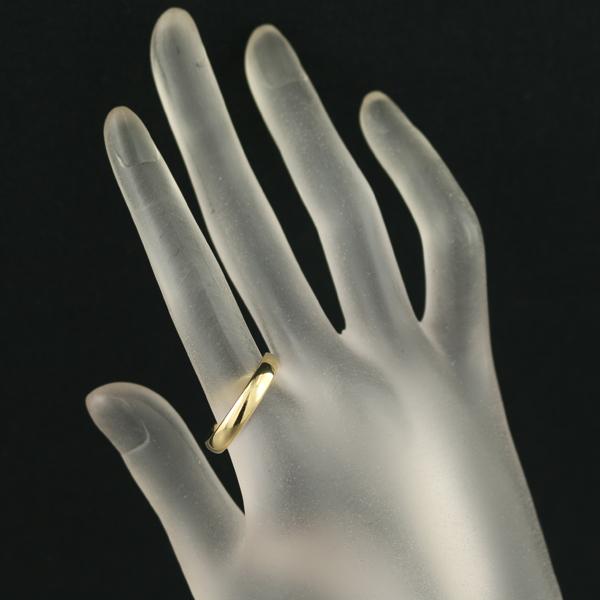 【美品】ティファニー フォーエバー ウェディング バンドリングK18YG TIFFANY&Co.（ティファニー） リング フォーエバー クラシックバンド